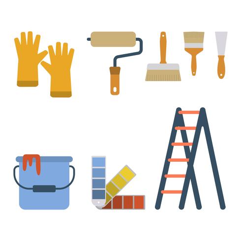 flat-paint-tool-vectors